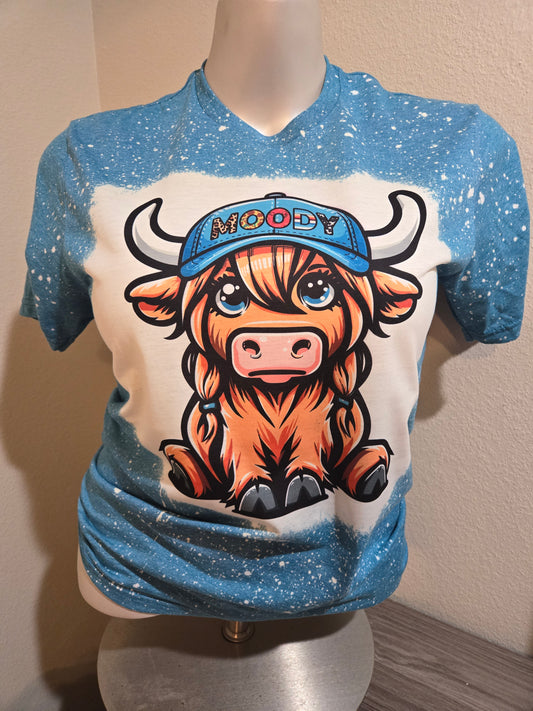 Moody Cow Bleace Tee