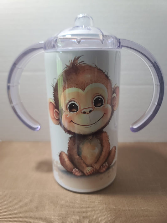 Baby Monkey Sippy Tumbler