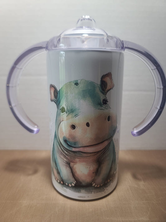 Baby Hippo Sippy Tumbler