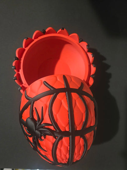 Spider Egg with 3 Dragons 3D Printed