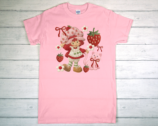 Vintage Strawberry / Realistic Stich