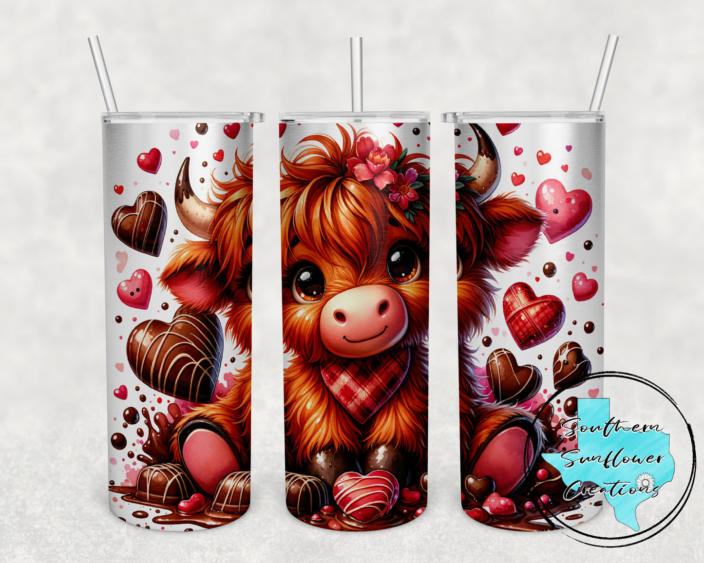 Chocolate Candy Cow / Tumbler