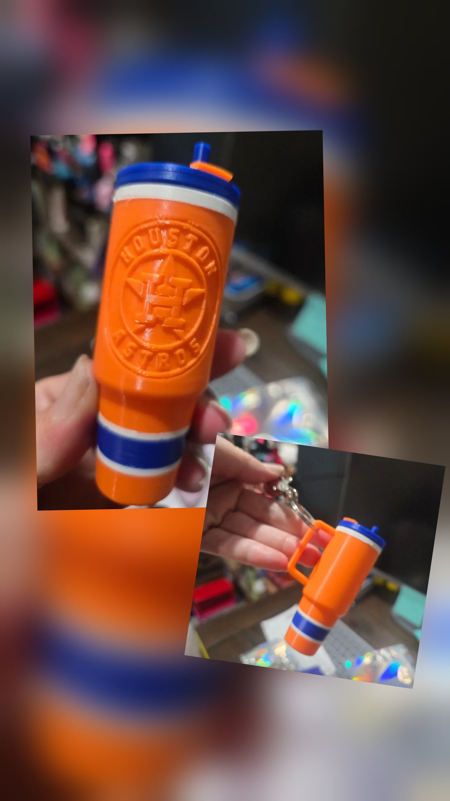 Chapstick Keychain Holder (3d printed)