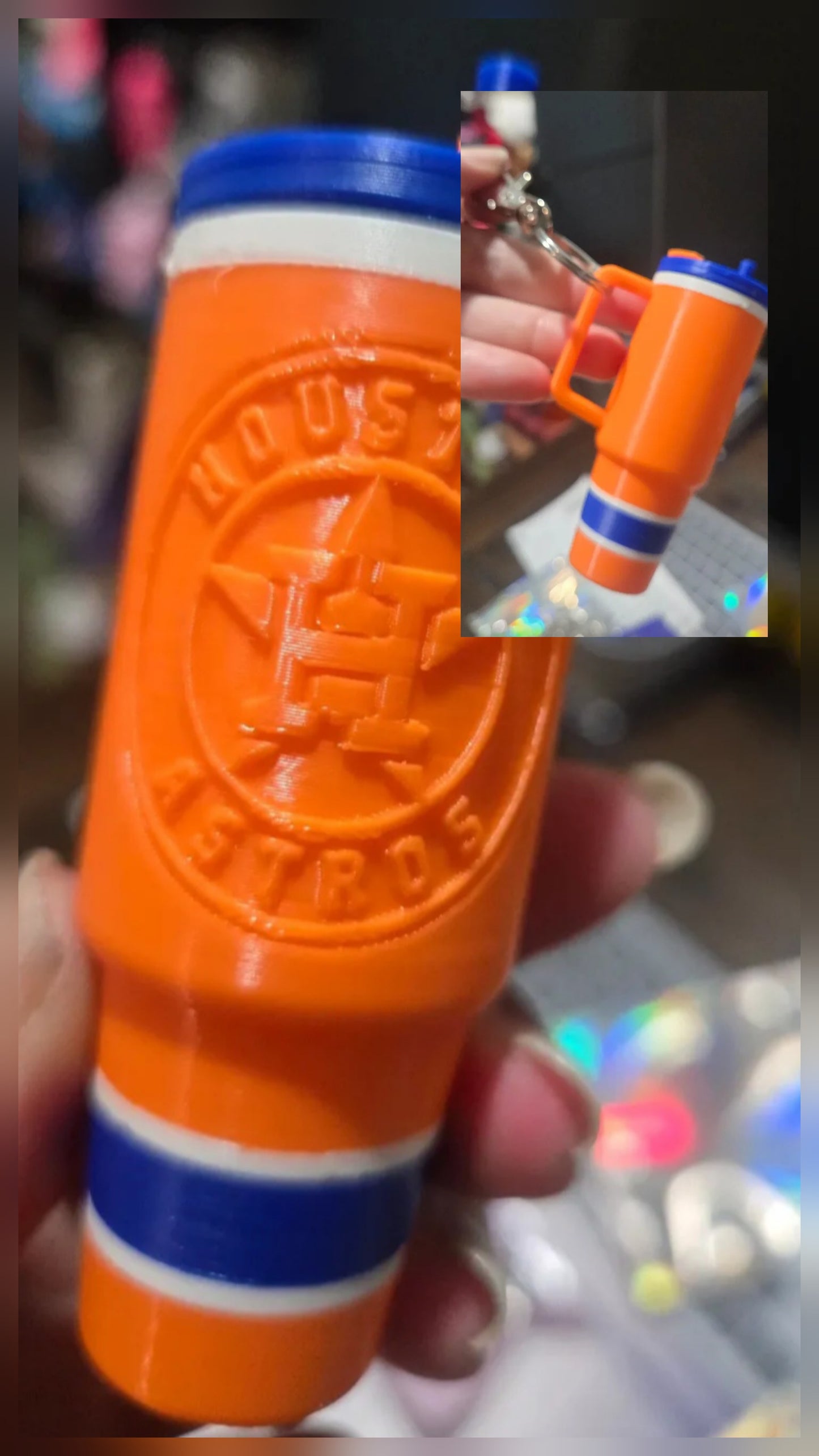 Chapstick Keychain Holder (3d printed)